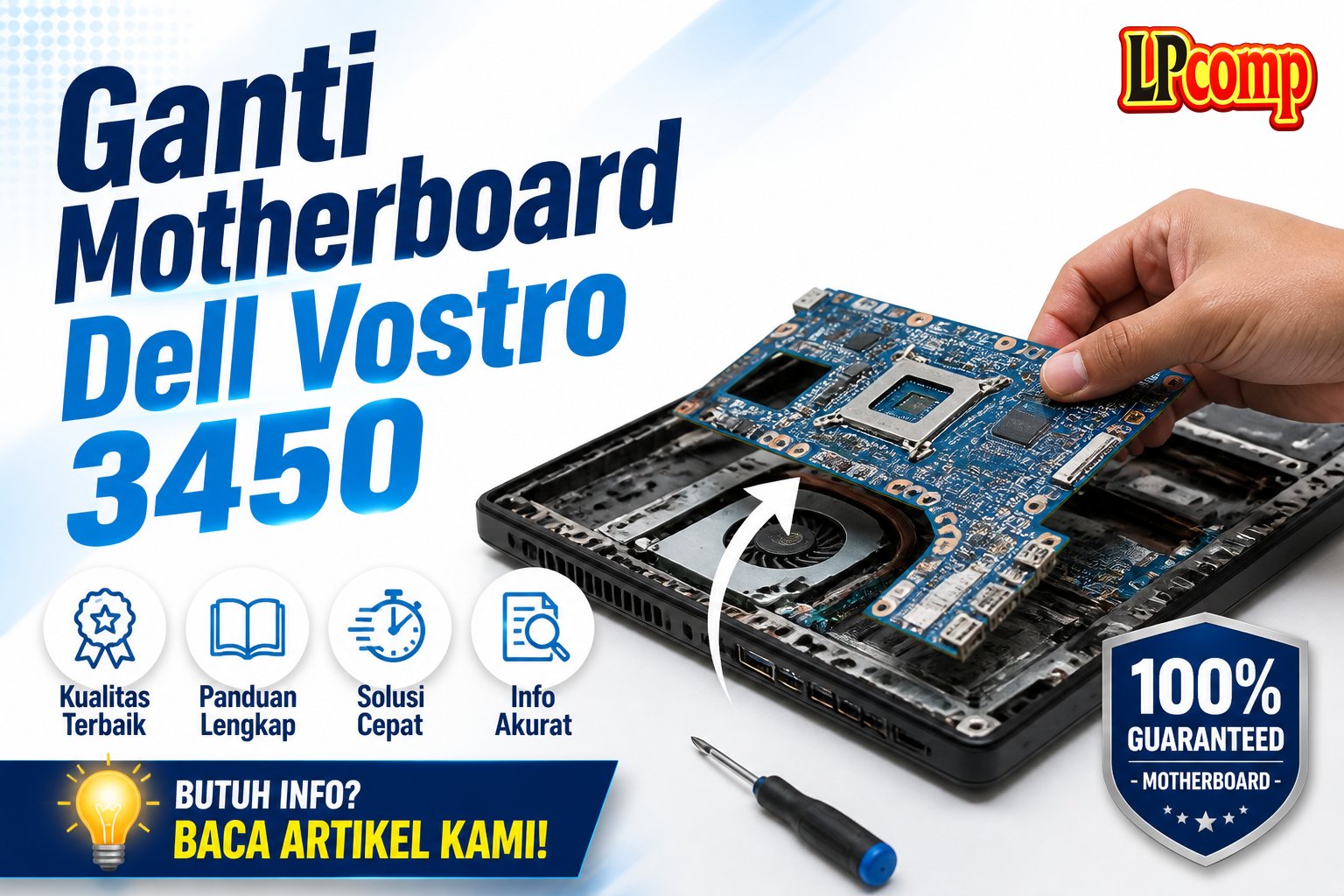 Ganti Motherboard Dell Vostro 3450