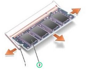Langkah 5 — Pasang Modul RAM DIMM B