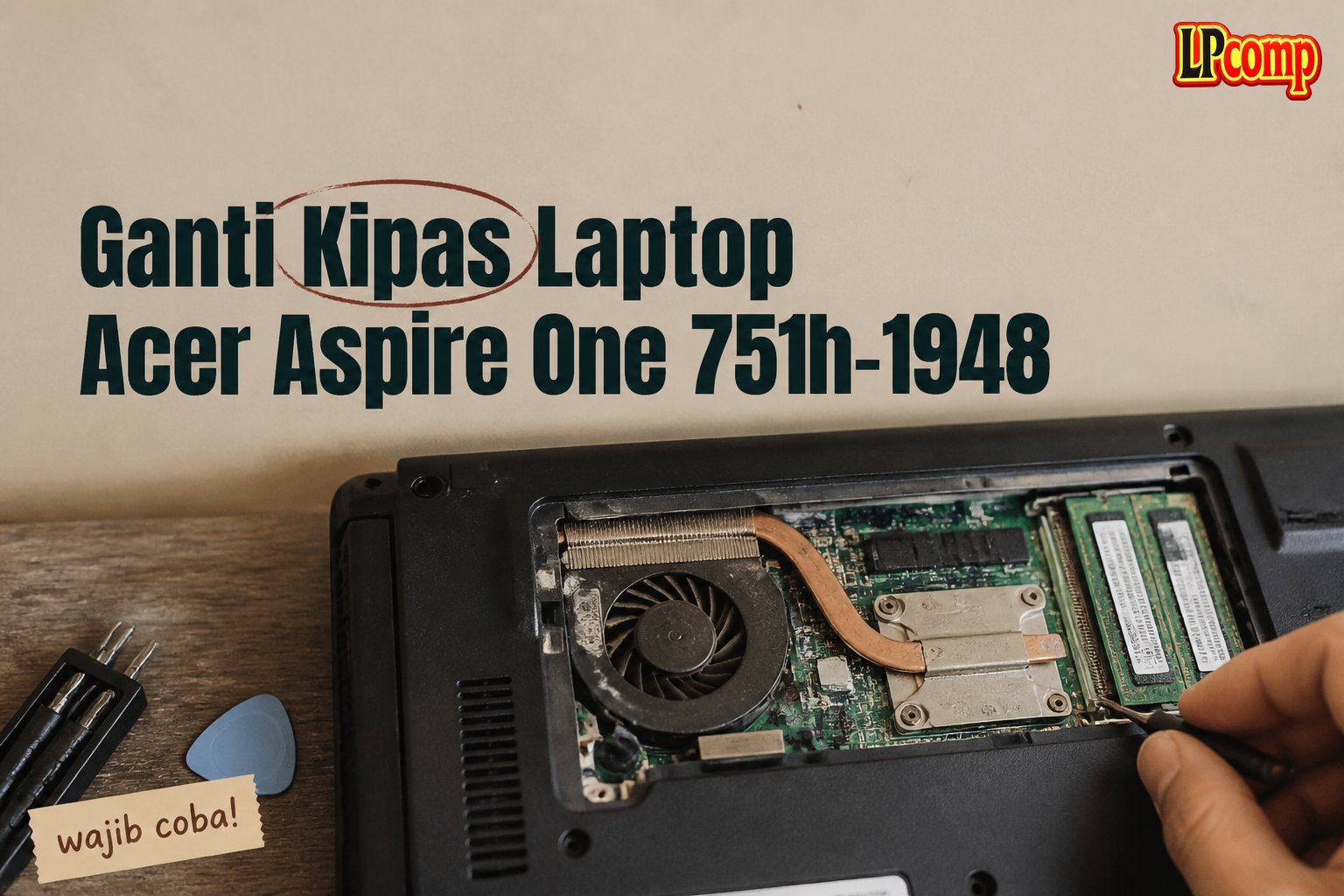 Ganti Kipas Laptop Acer Aspire One 751h-1948