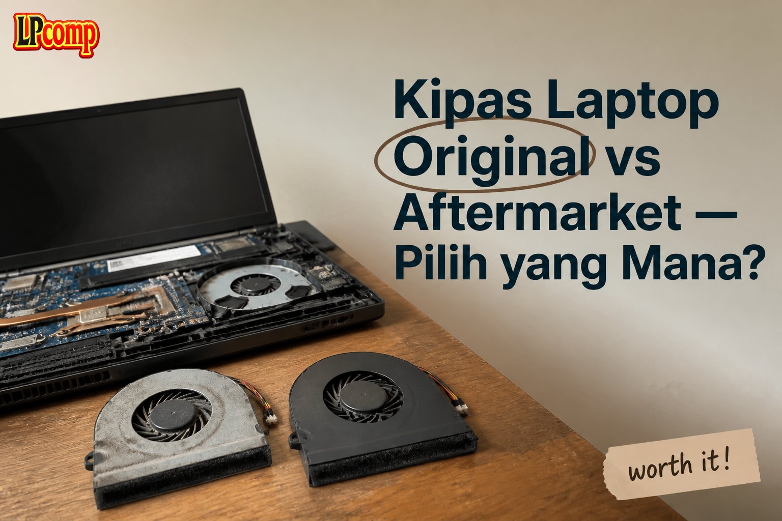 Kipas Laptop Original vs Aftermarket — Pilih yang Mana?