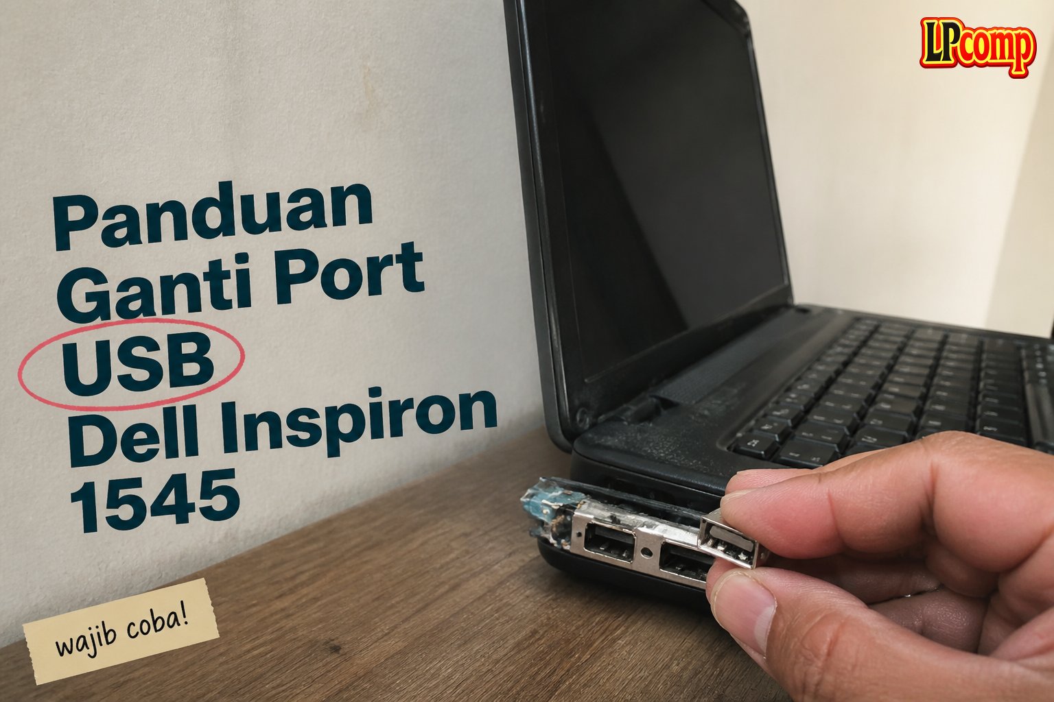 Panduan Ganti Port USB Dell Inspiron 1545