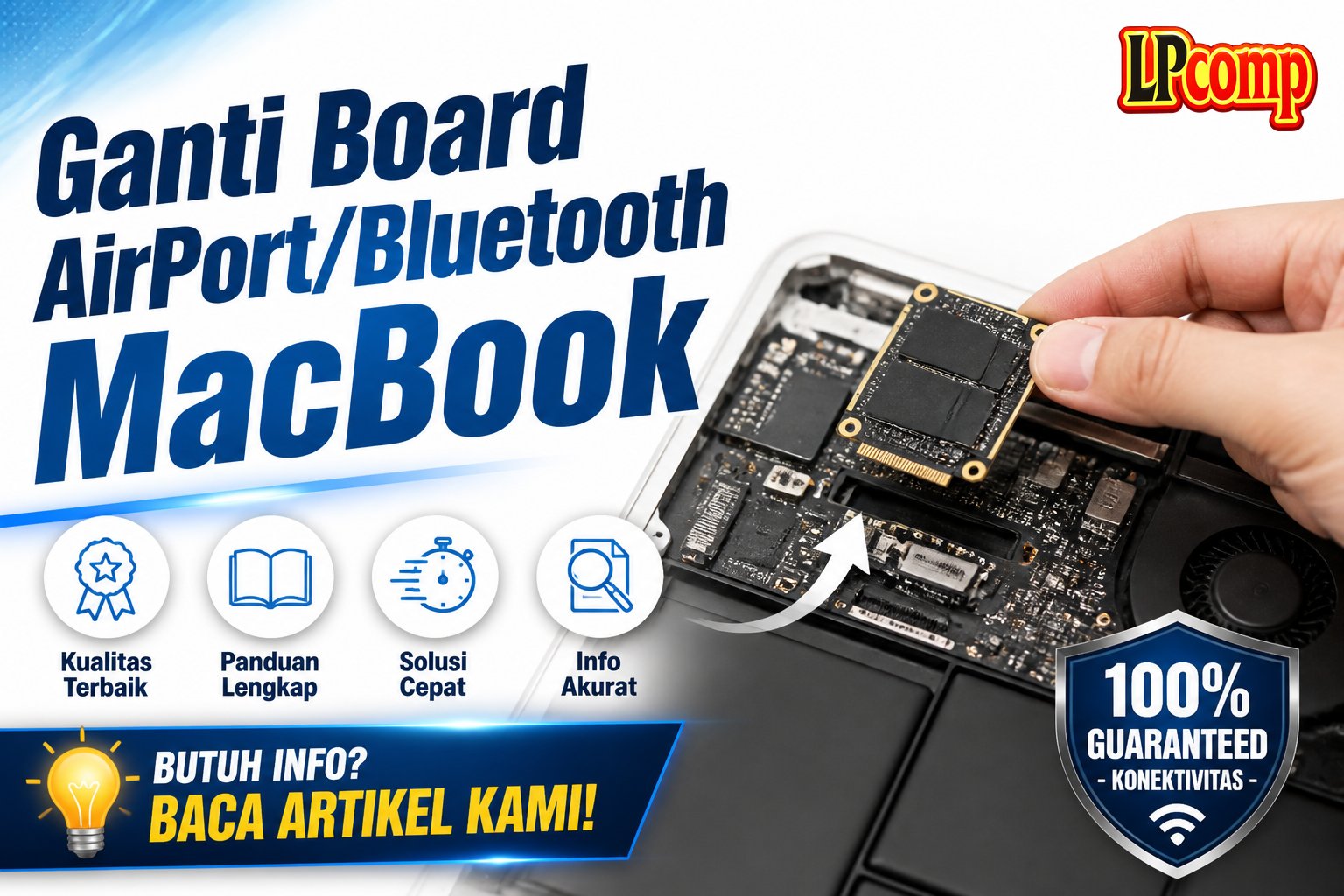 Ganti Board AirPort/Bluetooth MacBook