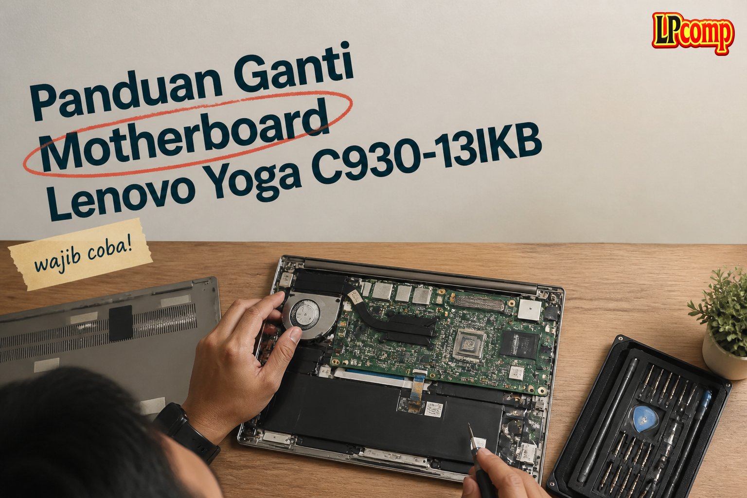 Panduan Ganti Motherboard Lenovo Yoga C930-13IKB