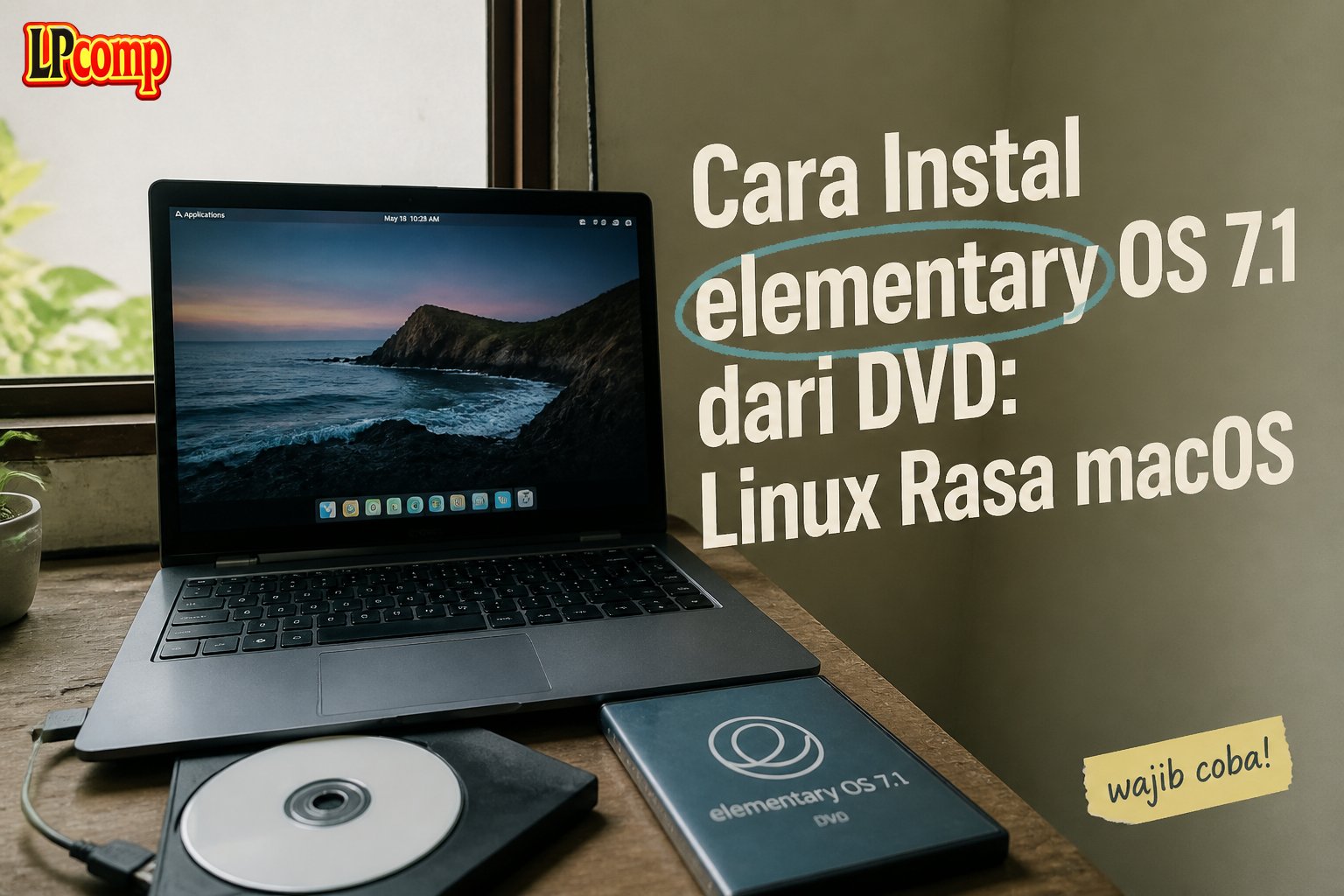 Cara Instal elementary OS 7.1 dari DVD: Linux Rasa macOS