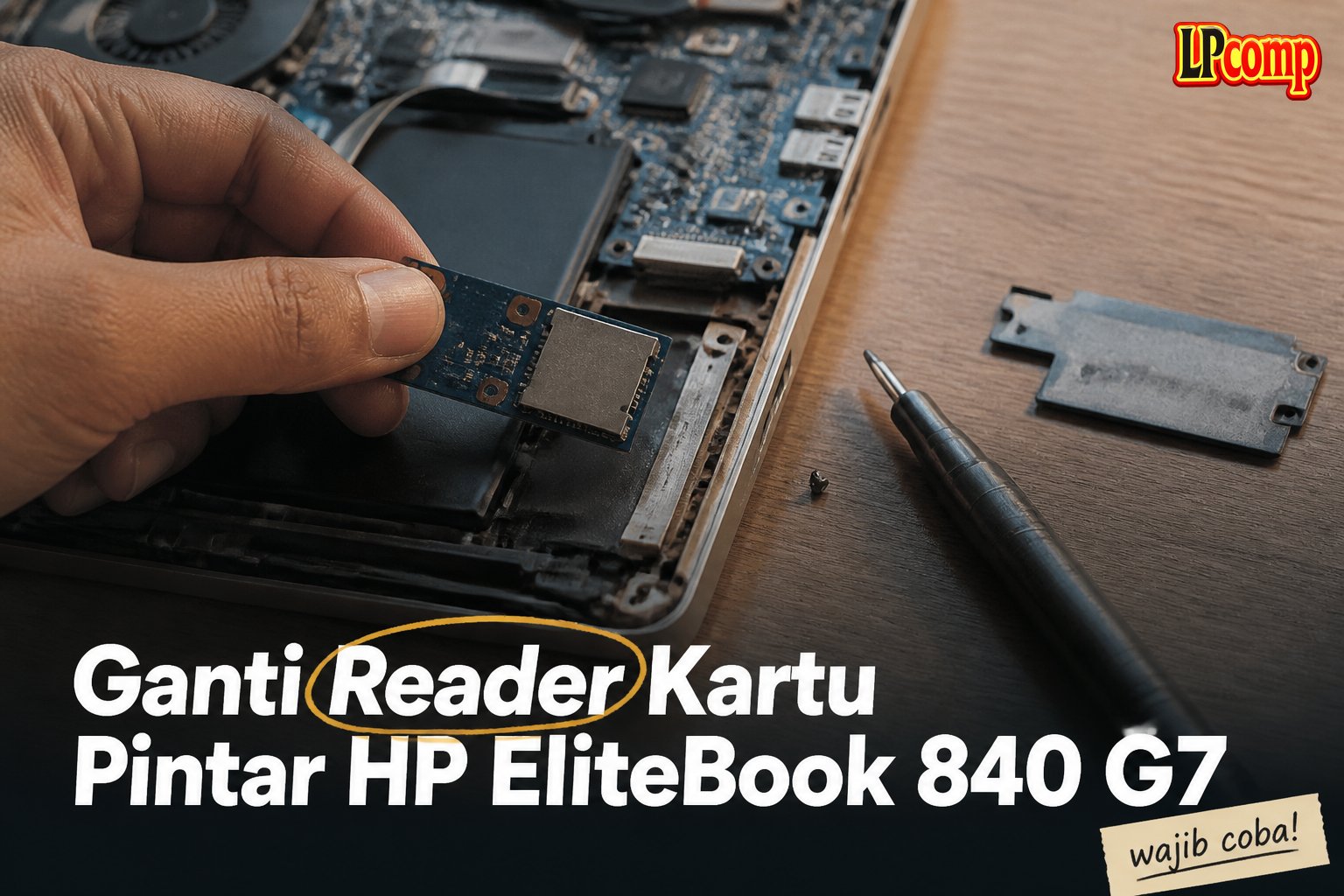 Ganti Reader Kartu Pintar HP EliteBook 840 G7