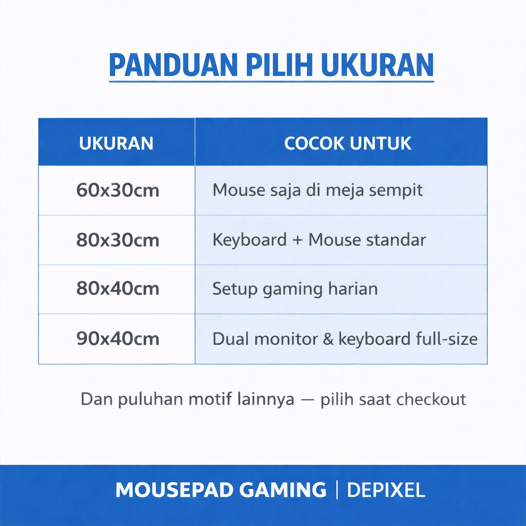 Mouse Pad Gaming Mousepad Anti Slip Desk Mat Polos Hitam Deskmat XL Alas Aesthetic Besar Large - gambar 6