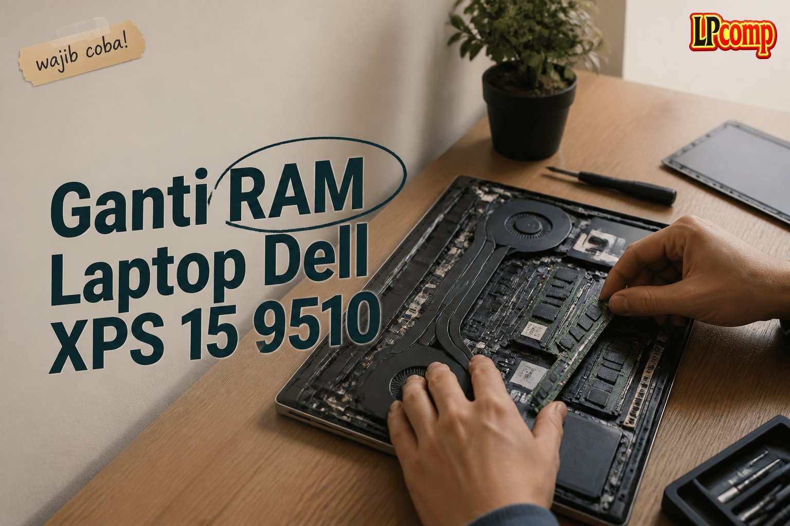 Ganti RAM Laptop Dell XPS 15 9510