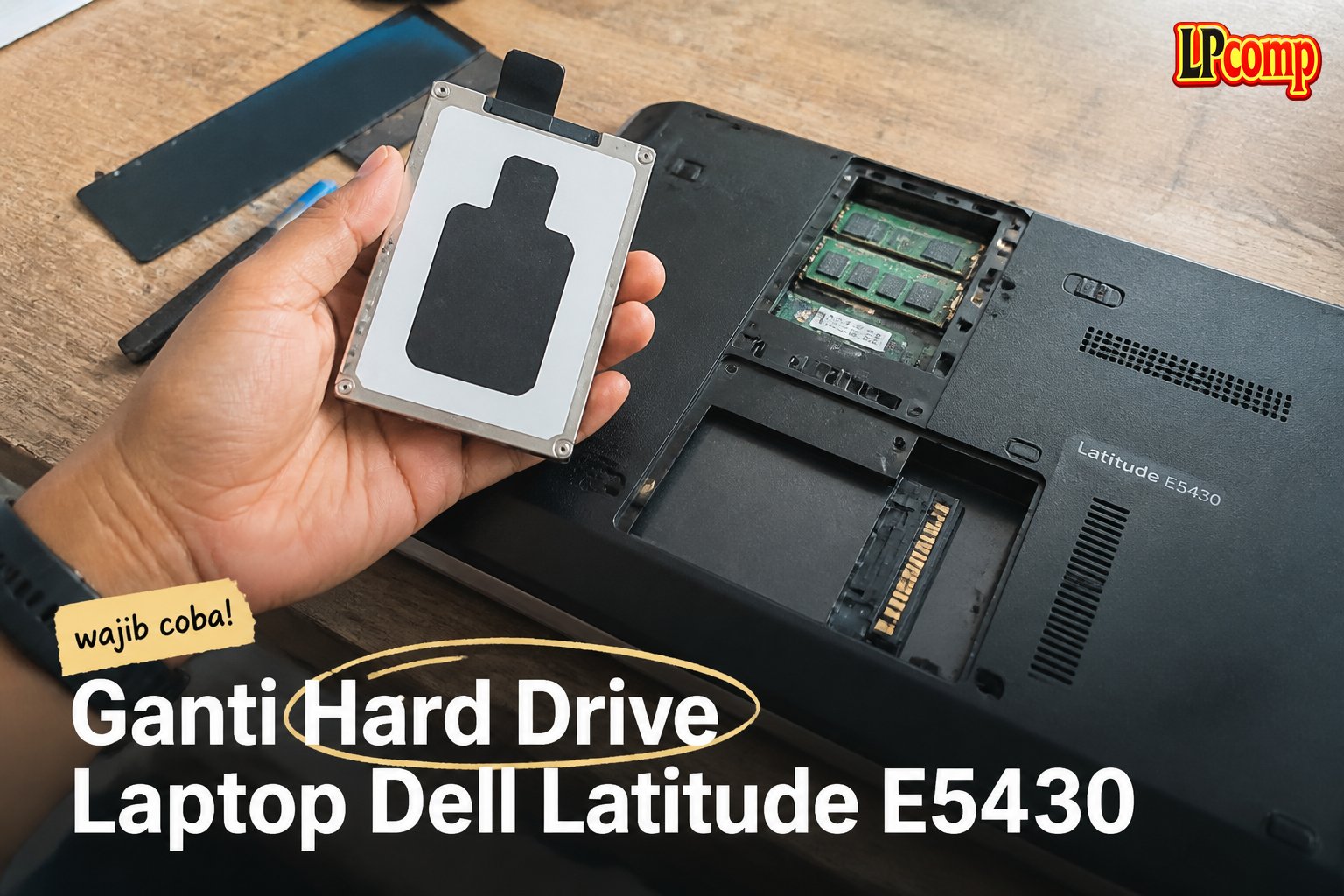 Ganti Hard Drive Laptop Dell Latitude E5430
