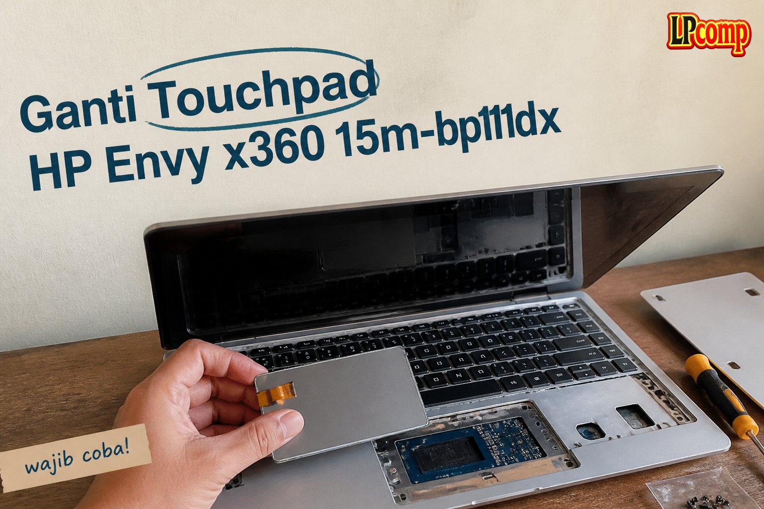 Ganti Touchpad HP Envy x360 15m-bp111dx