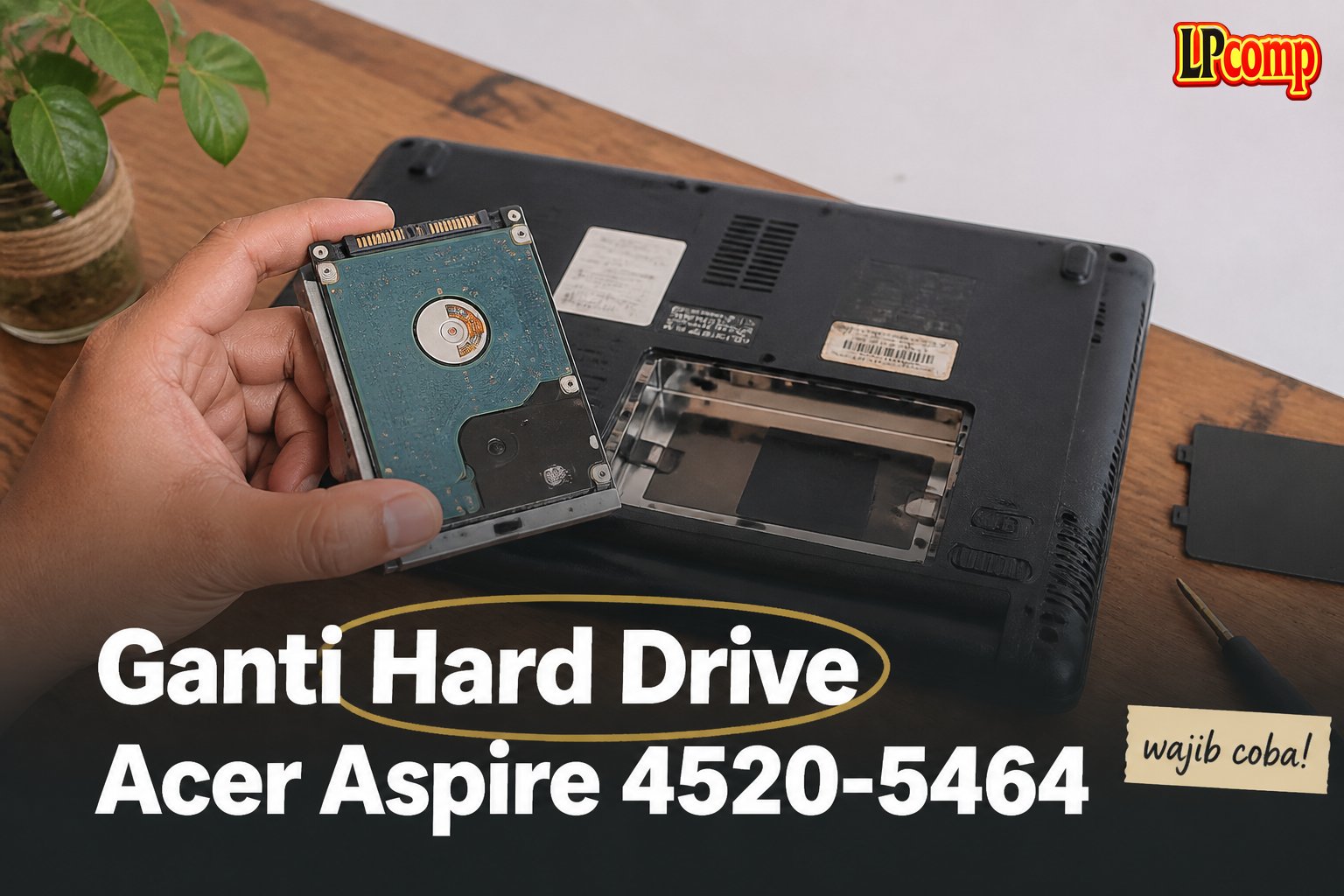 Ganti Hard Drive Acer Aspire 4520-5464