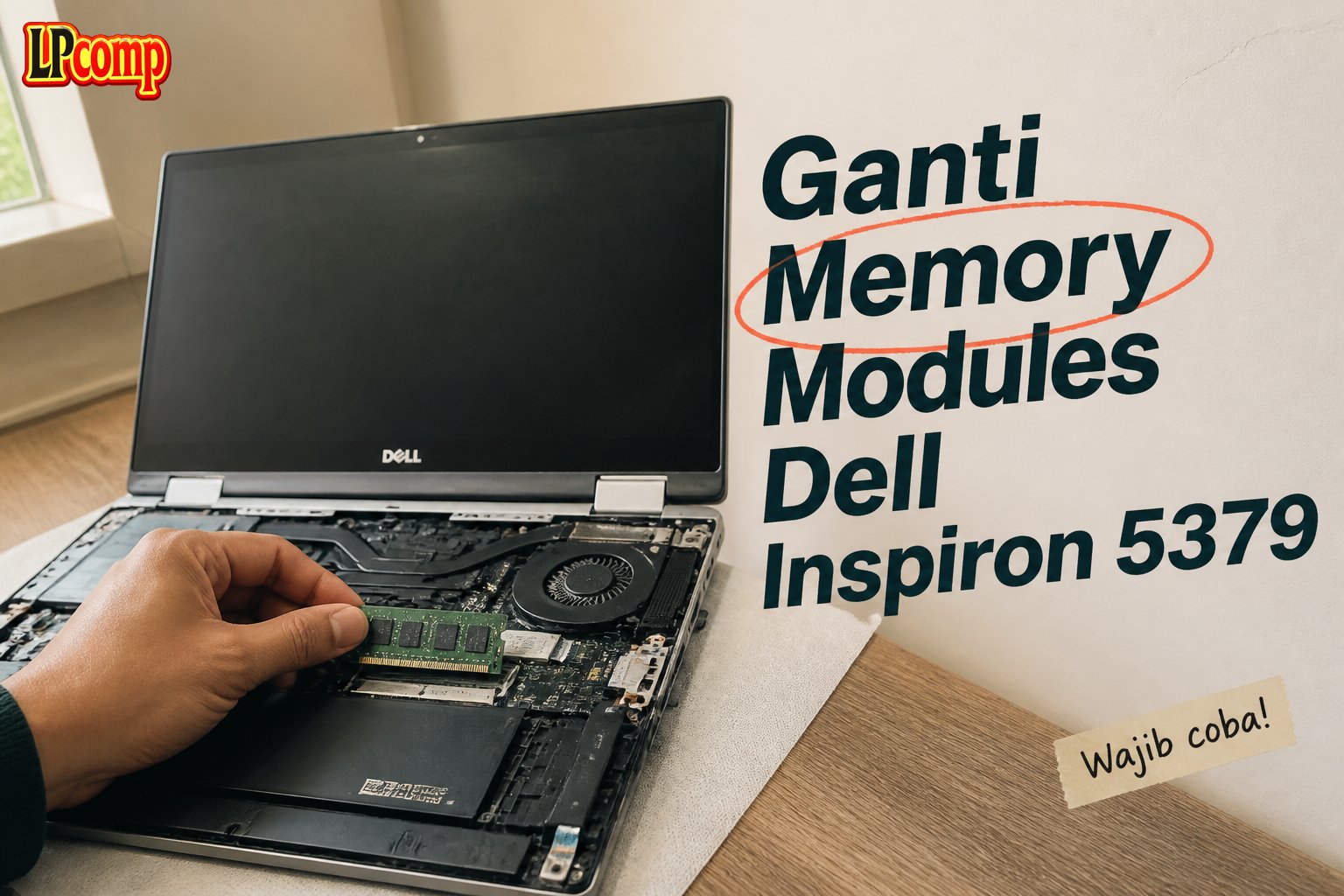 Ganti Memory Modules Dell Inspiron 5379