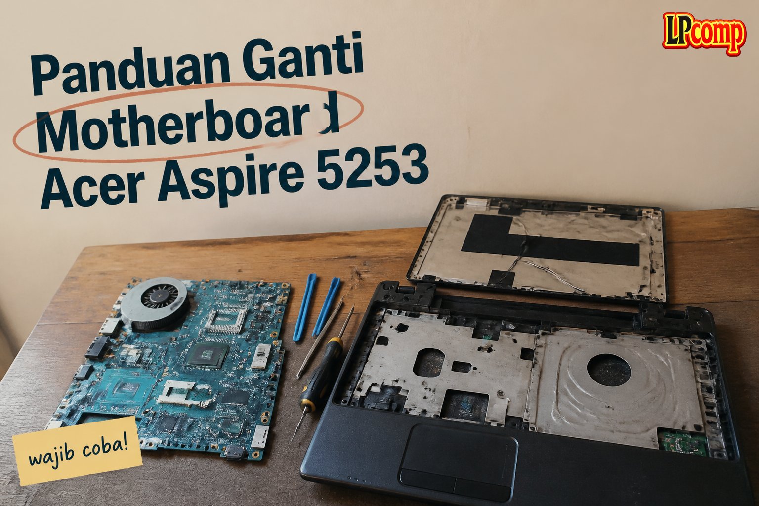 Panduan Ganti Motherboard Acer Aspire 5253