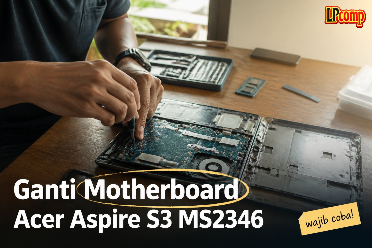 Ganti Motherboard Acer Aspire S3 MS2346