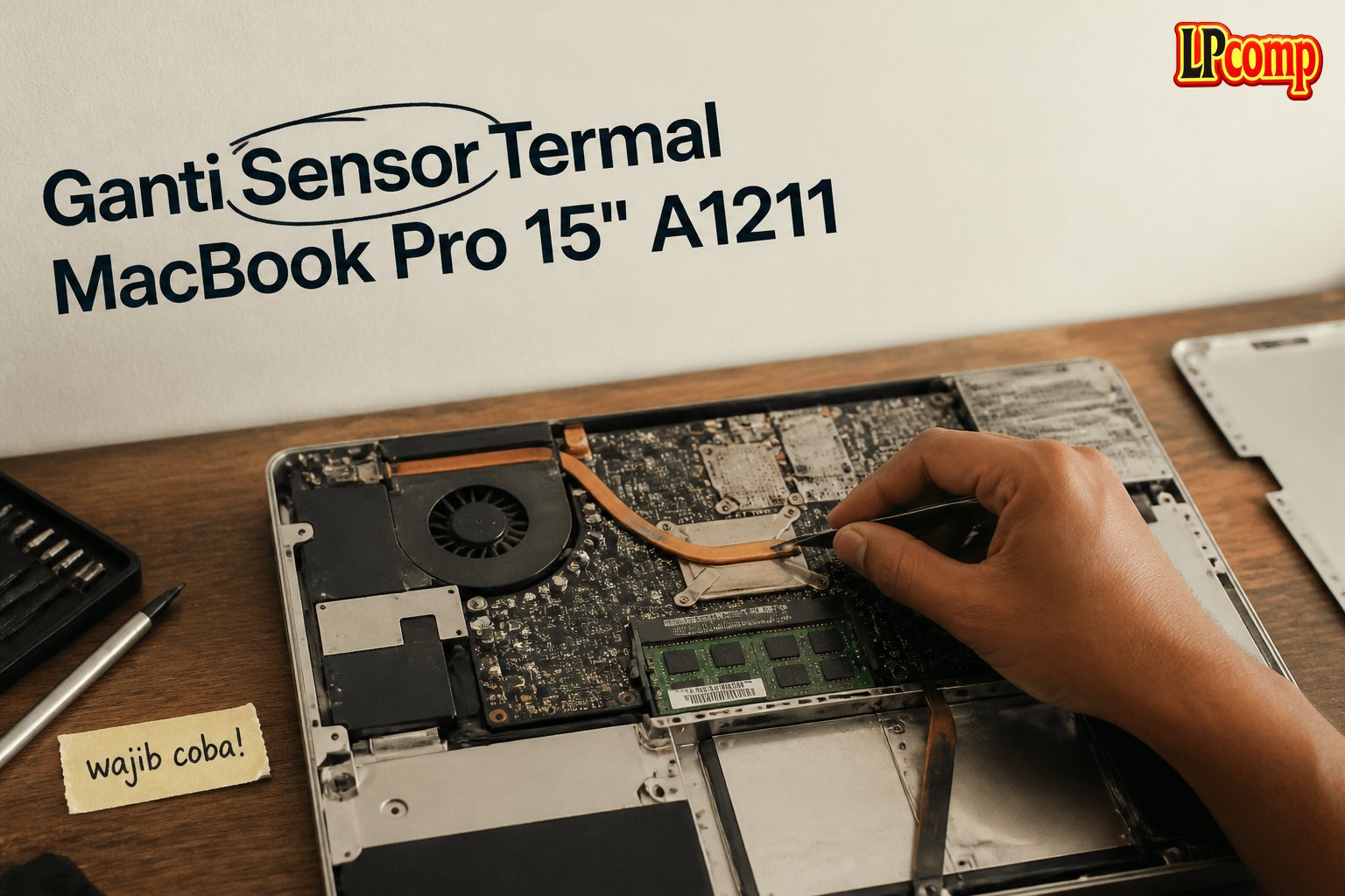 Ganti Sensor Termal MacBook Pro 15" A1211
