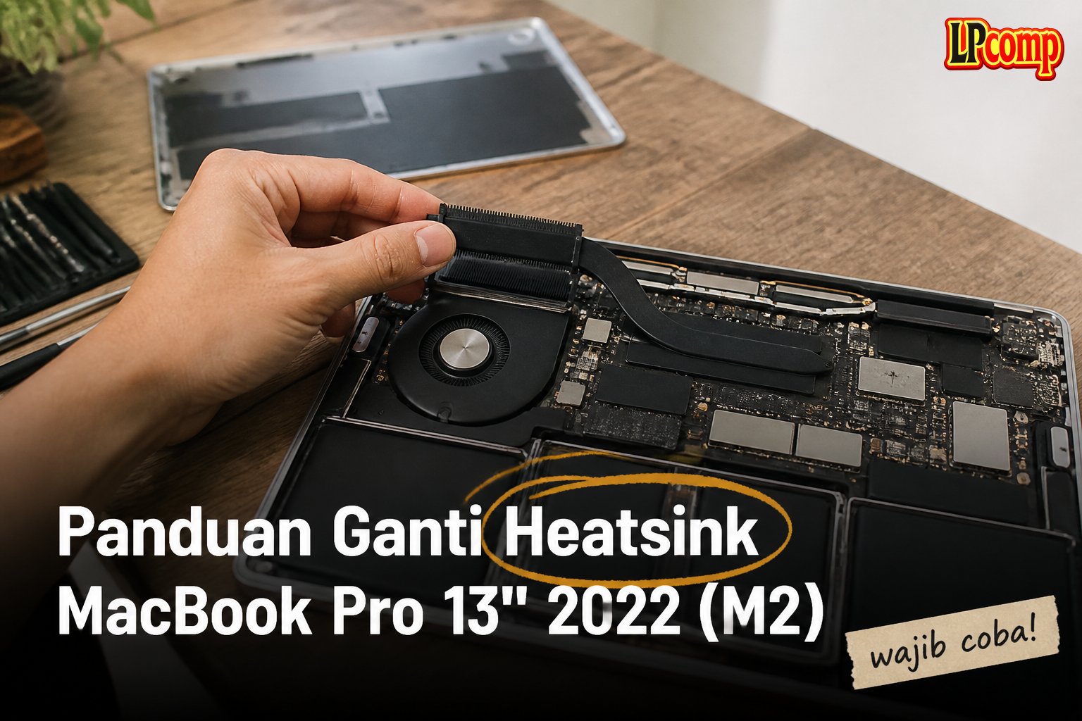 Panduan Ganti Heatsink MacBook Pro 13" 2022 (M2)