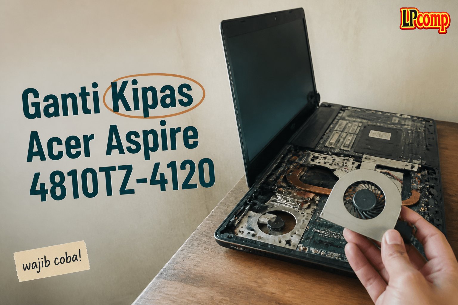 Ganti Kipas Acer Aspire 4810TZ-4120