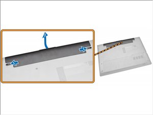 Langkah 1 — Mengeluarkan Baterai Laptop