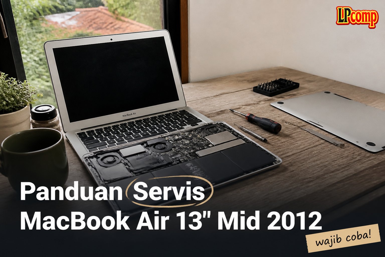 Panduan Servis MacBook Air 13" Mid 2012