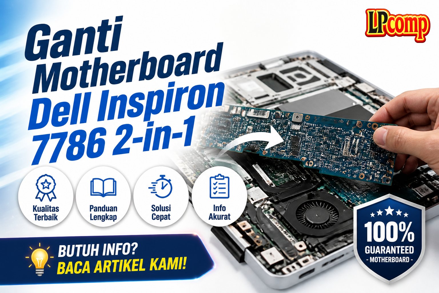 Ganti Motherboard Dell Inspiron 7786 2-in-1