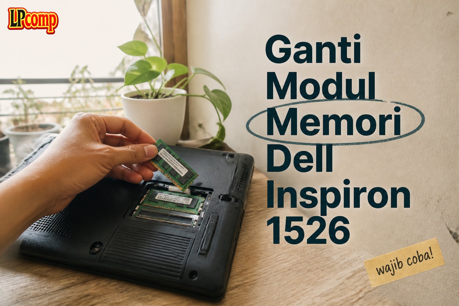 Ganti Modul Memori Dell Inspiron 1526