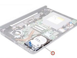 Langkah 2 — Angkat Hard Drive