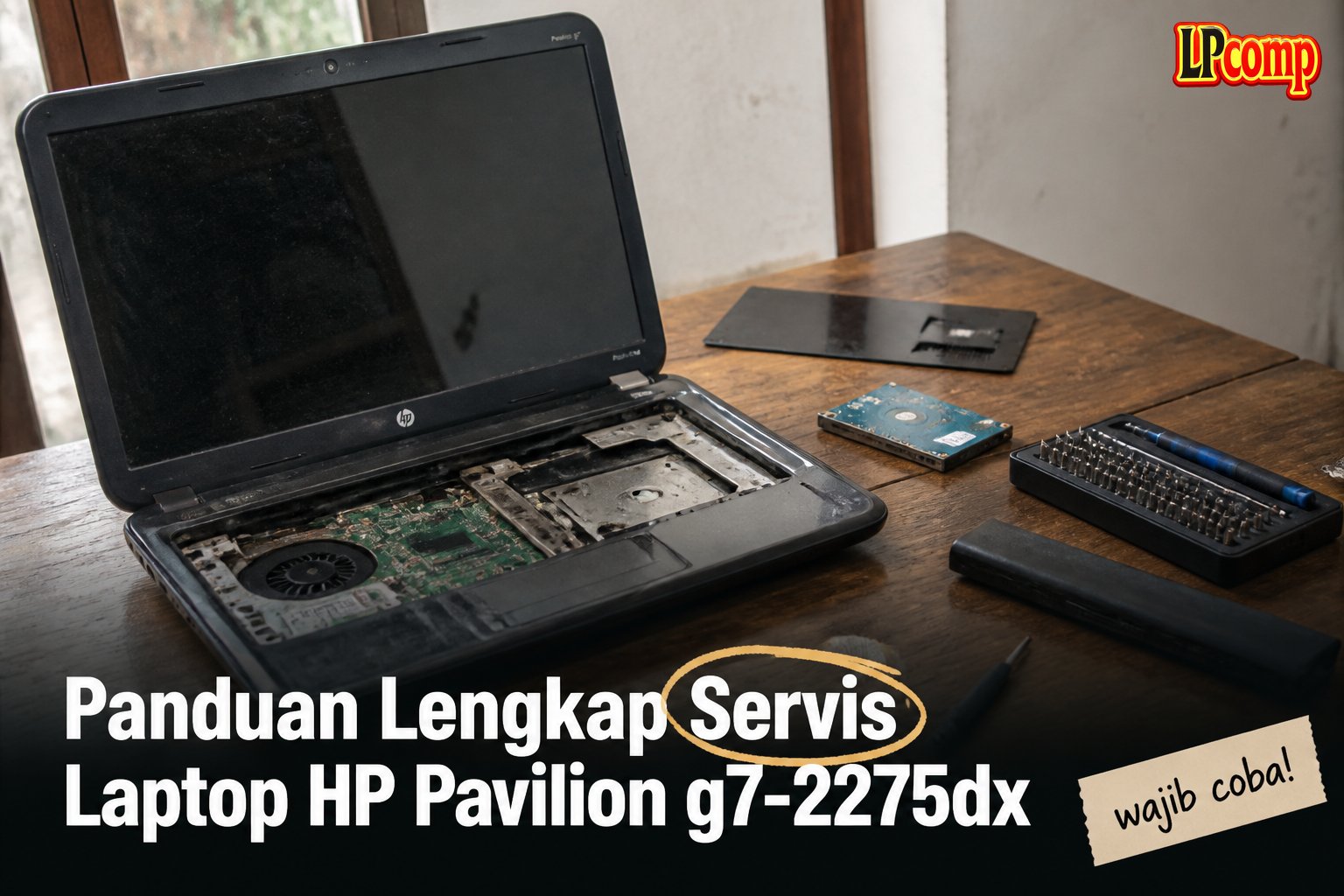 Panduan Lengkap Servis Laptop HP Pavilion g7-2275dx