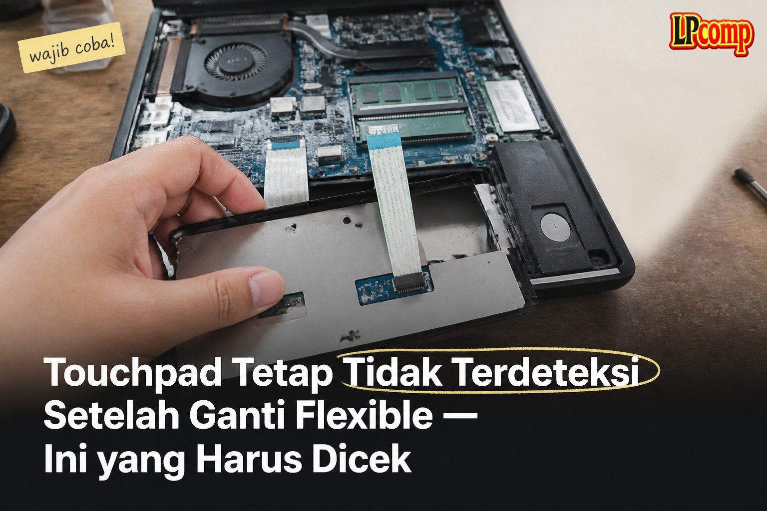 Touchpad Tetap Tidak Terdeteksi Setelah Ganti Flexible — Ini yang Harus Dicek