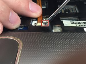 Langkah 3 — Langkah 3: Lepaskan Kabel Ribbon