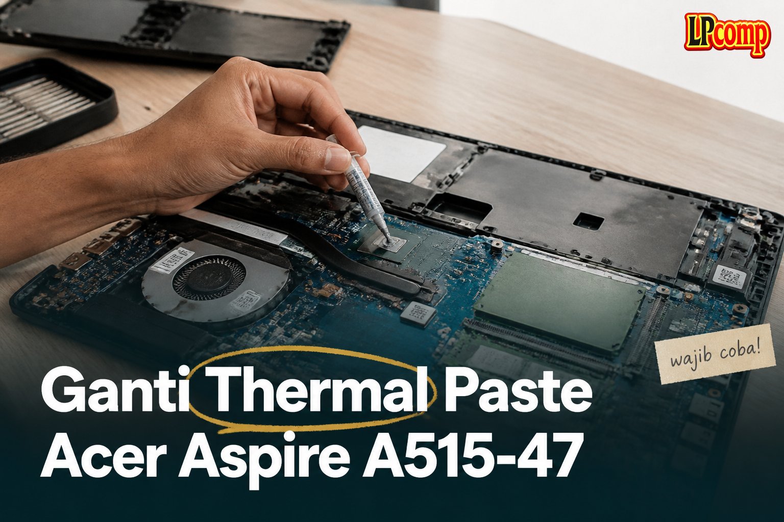 Ganti Thermal Paste Acer Aspire A515-47