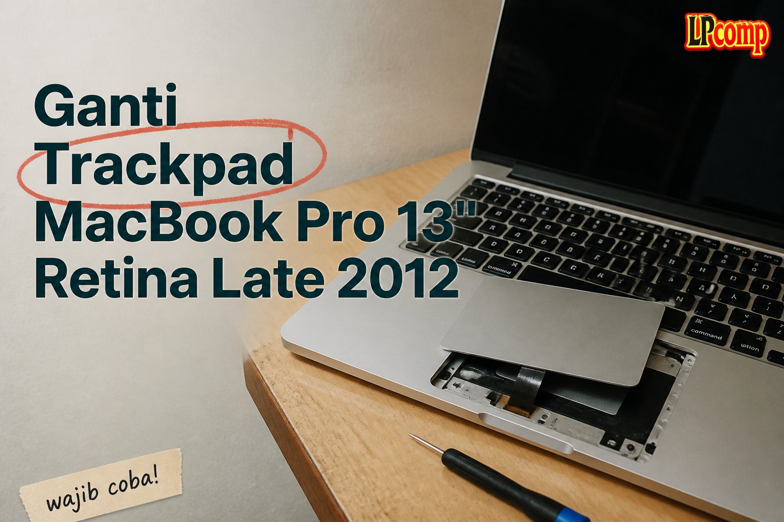 Ganti Trackpad MacBook Pro 13" Retina Late 2012