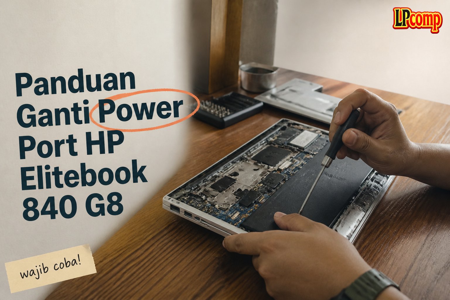 Panduan Ganti Power Port HP Elitebook 840 G8