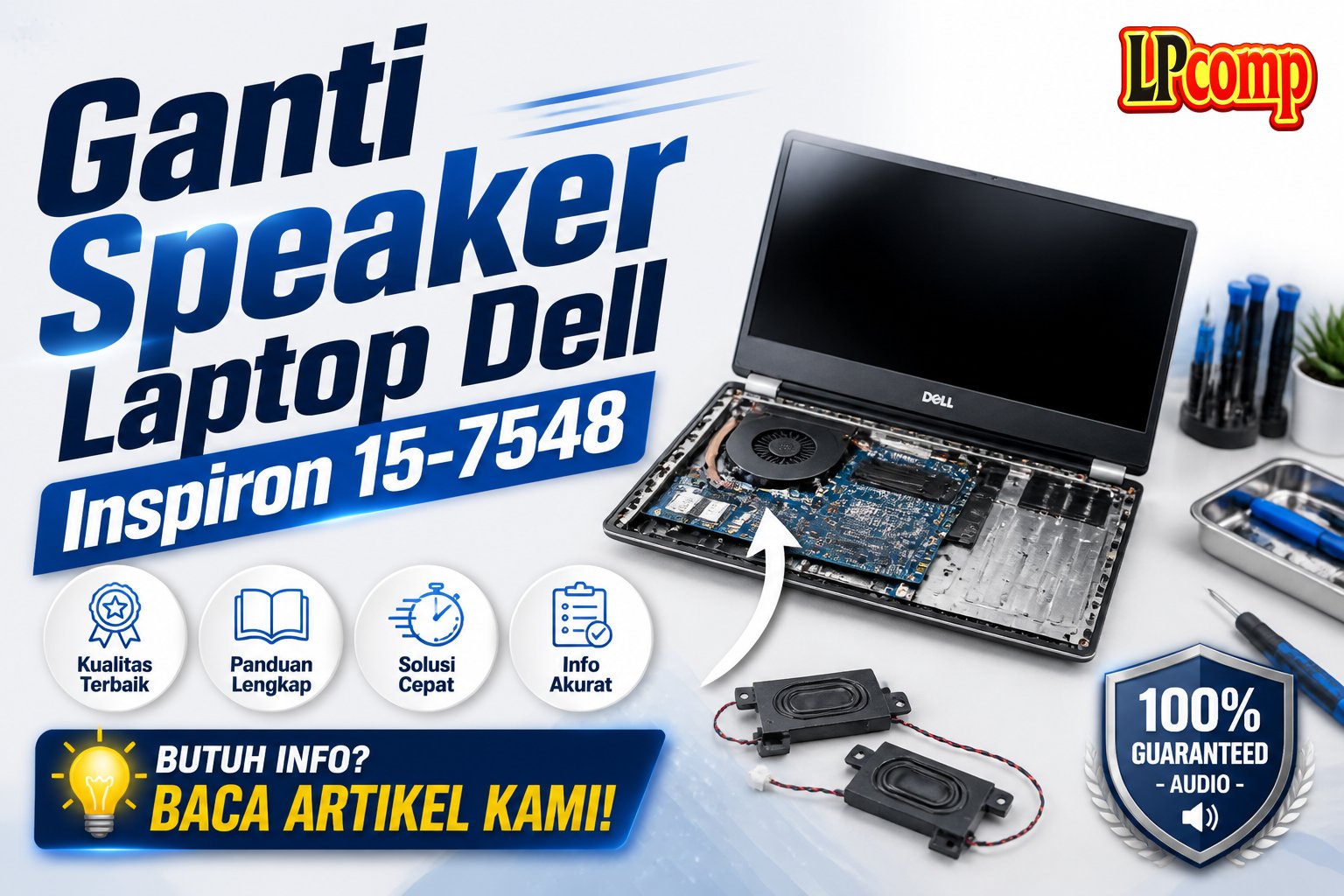 Ganti Speaker Laptop Dell Inspiron 15-7548