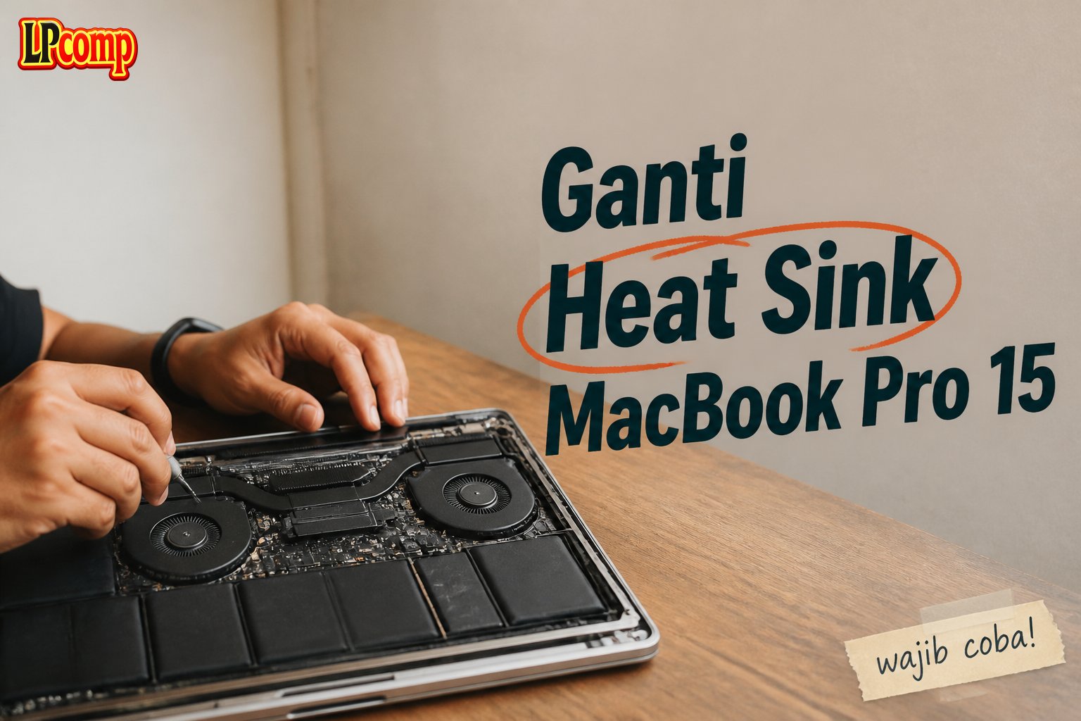 Ganti Heat Sink MacBook Pro 15