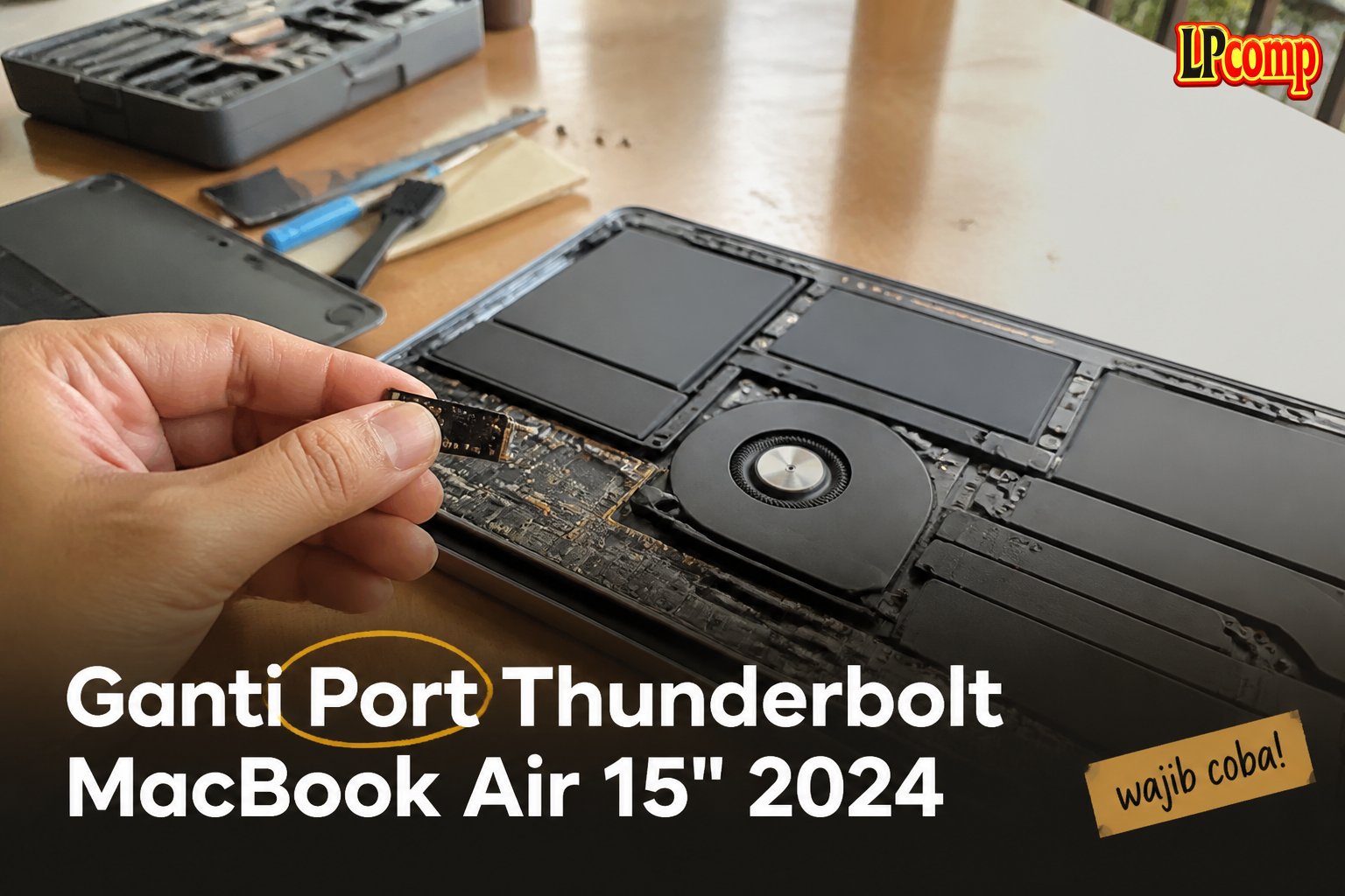 Ganti Port Thunderbolt MacBook Air 15" 2024
