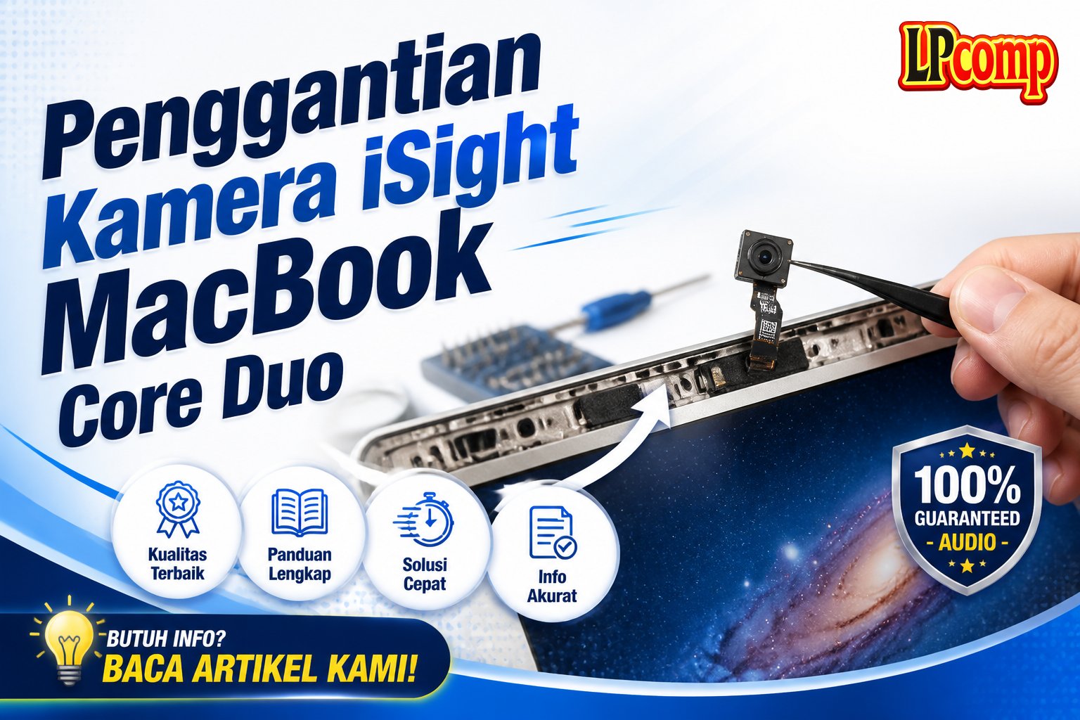 Penggantian Kamera iSight MacBook Core Duo