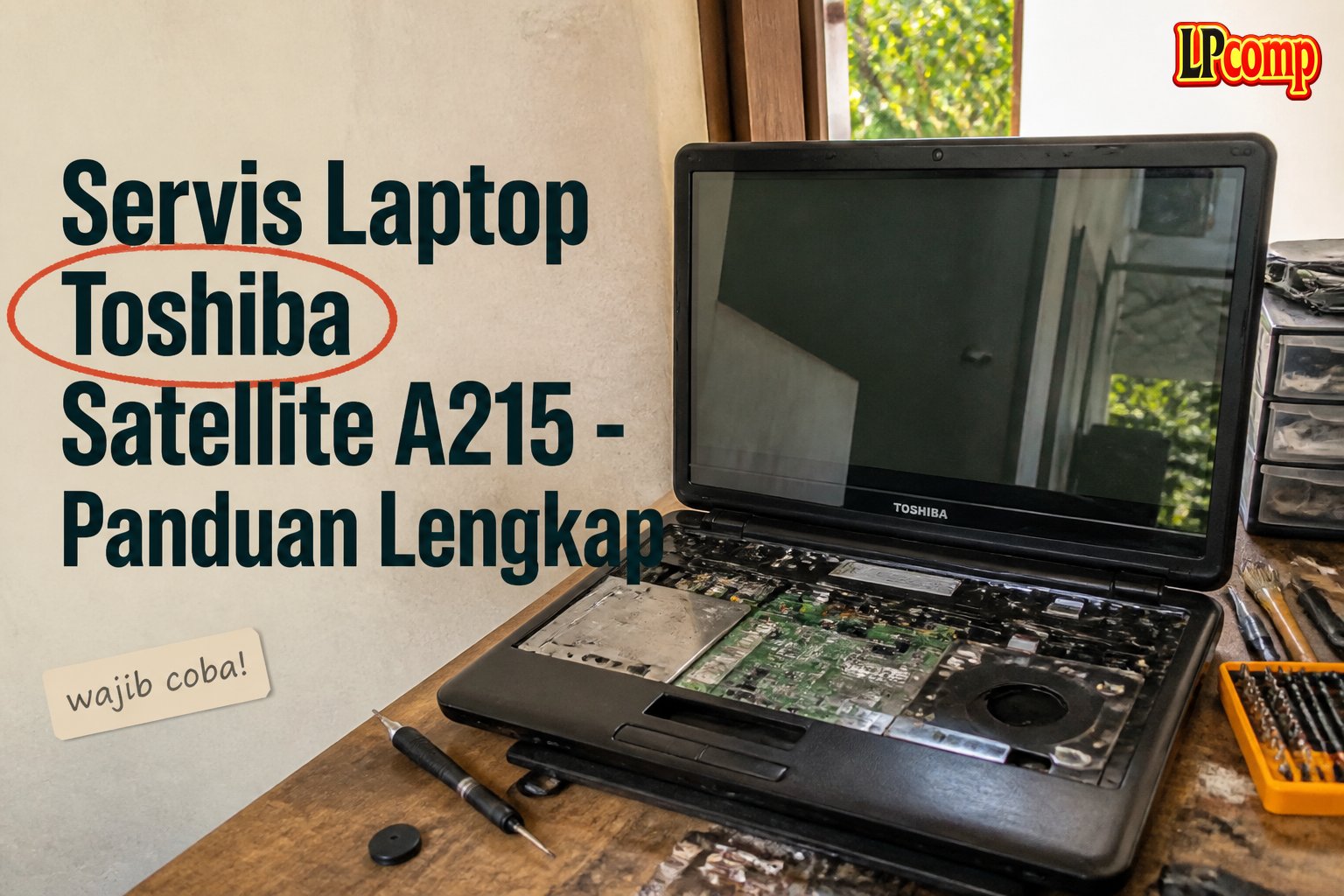 Servis Laptop Toshiba Satellite A215 - Panduan Lengkap