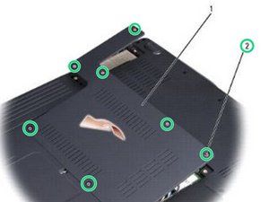 Langkah 1 — Membuka Casing Laptop
