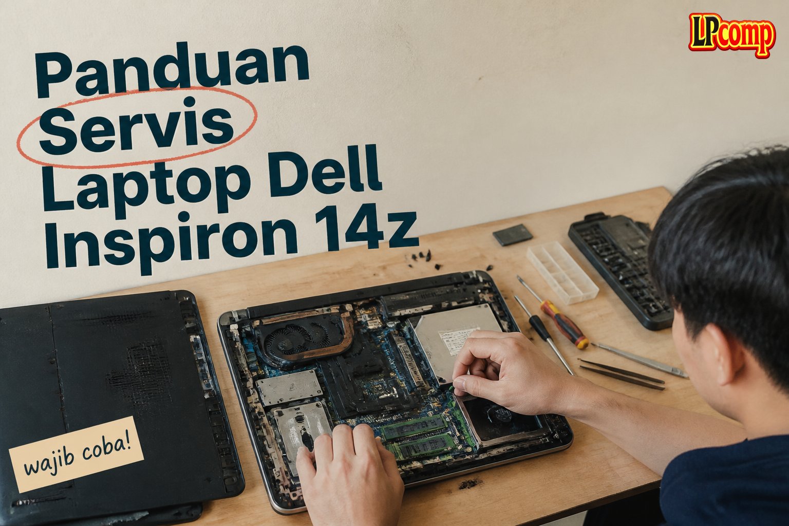 Panduan Servis Laptop Dell Inspiron 14z