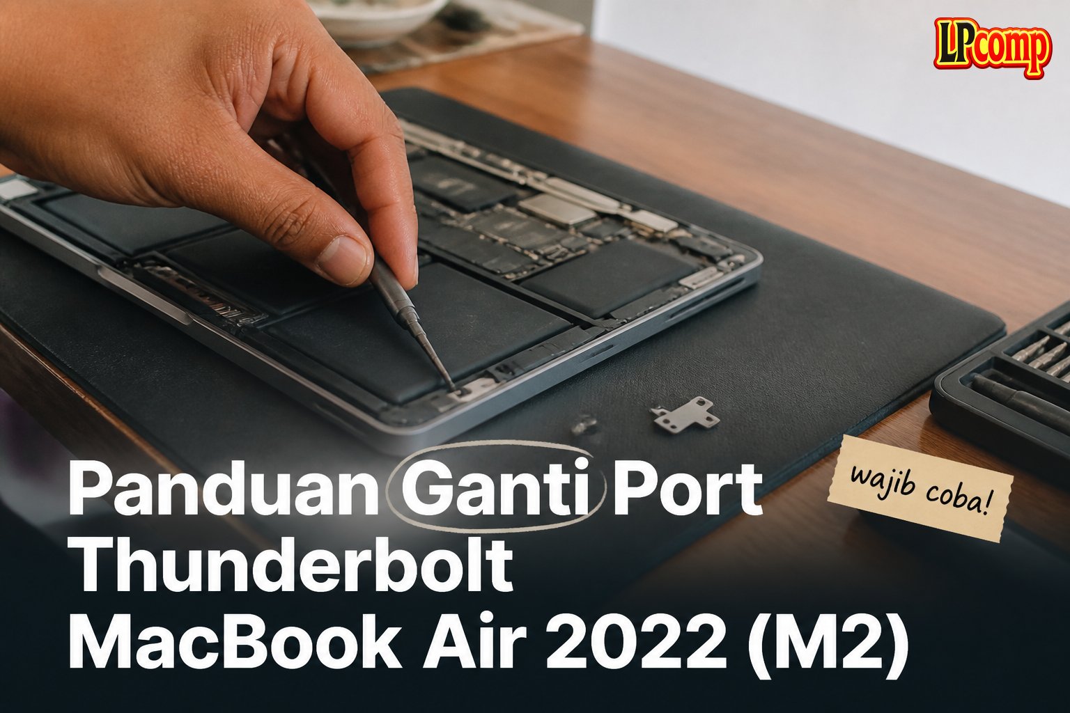 Panduan Ganti Port Thunderbolt MacBook Air 2022 (M2)