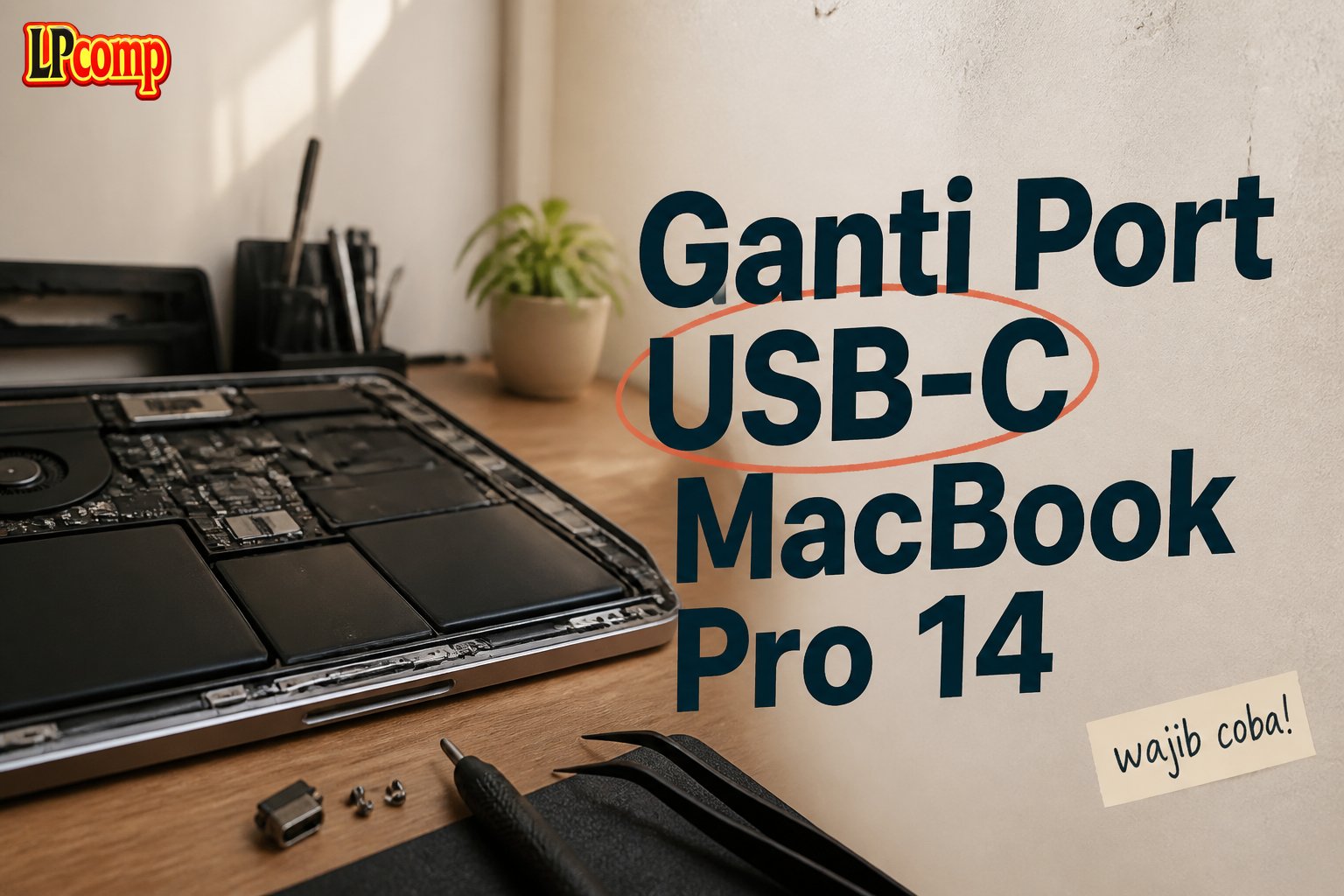 Ganti Port USB-C MacBook Pro 14