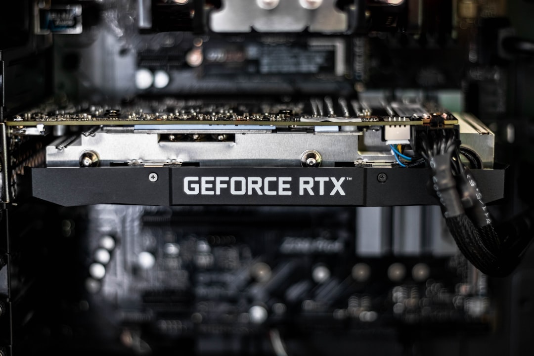 Kartu grafis GPU terpasang di PC
