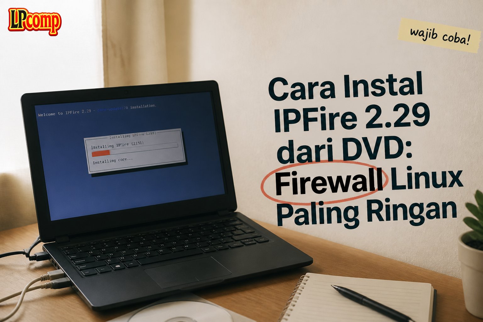 Cara Instal IPFire 2.29 dari DVD: Firewall Linux Paling Ringan