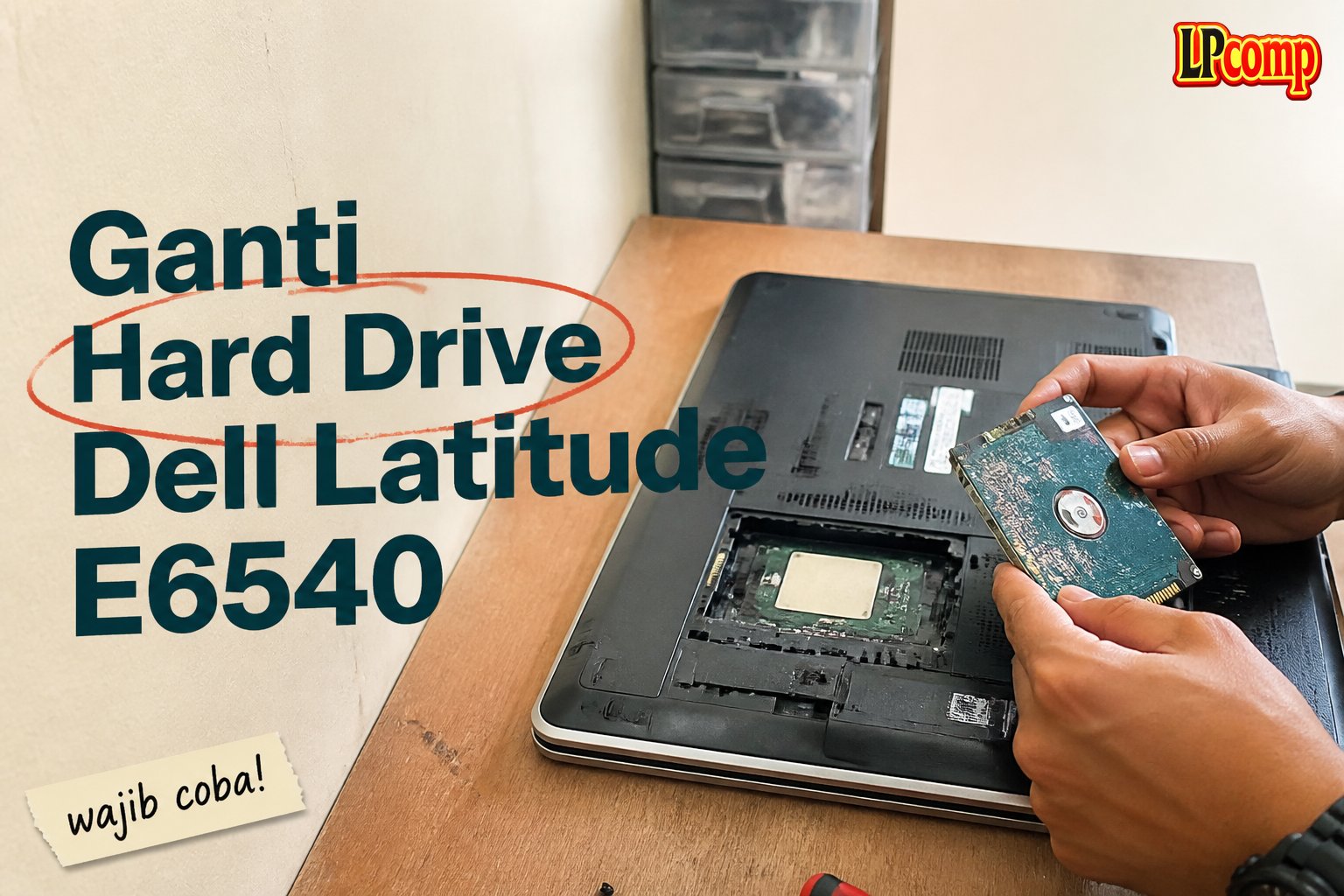 Ganti Hard Drive Dell Latitude E6540