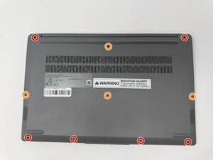Langkah 1 — Membuka casing bawah laptop