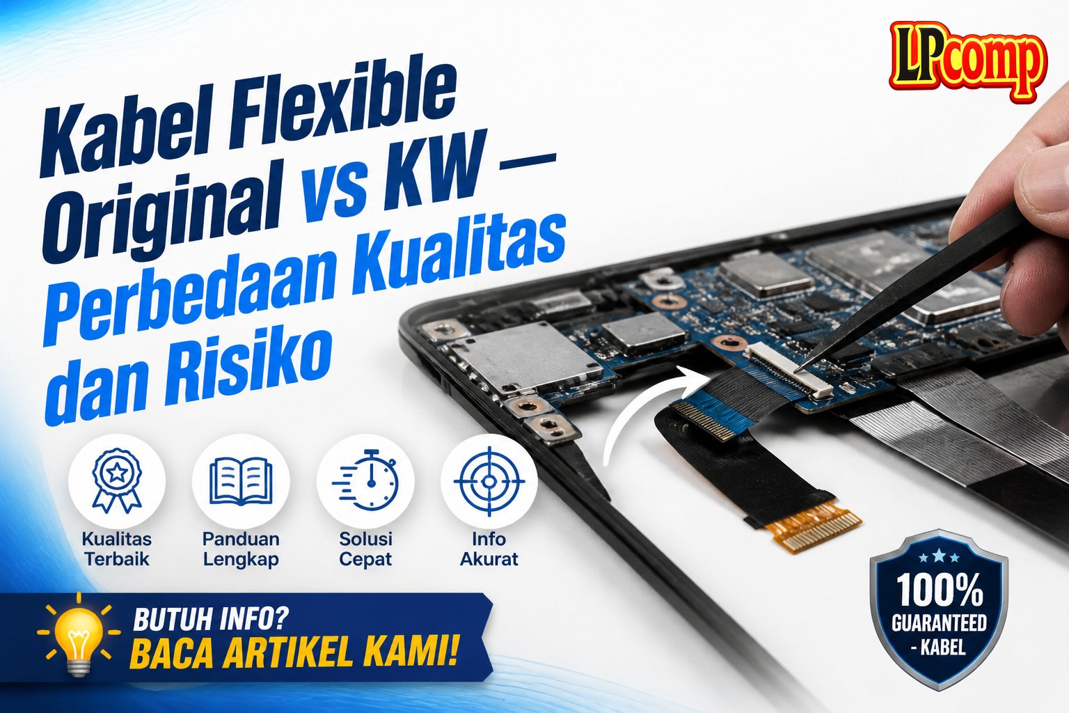 Kabel Flexible Original vs KW — Perbedaan Kualitas dan Risiko