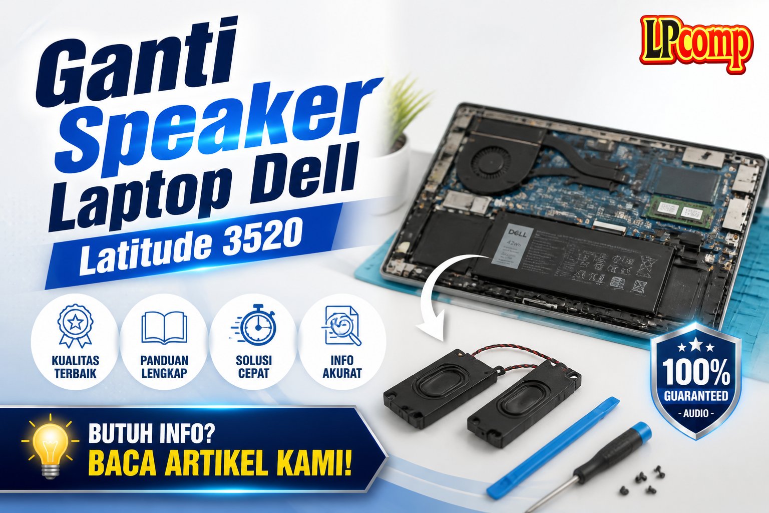 Ganti Speaker Laptop Dell Latitude 3520