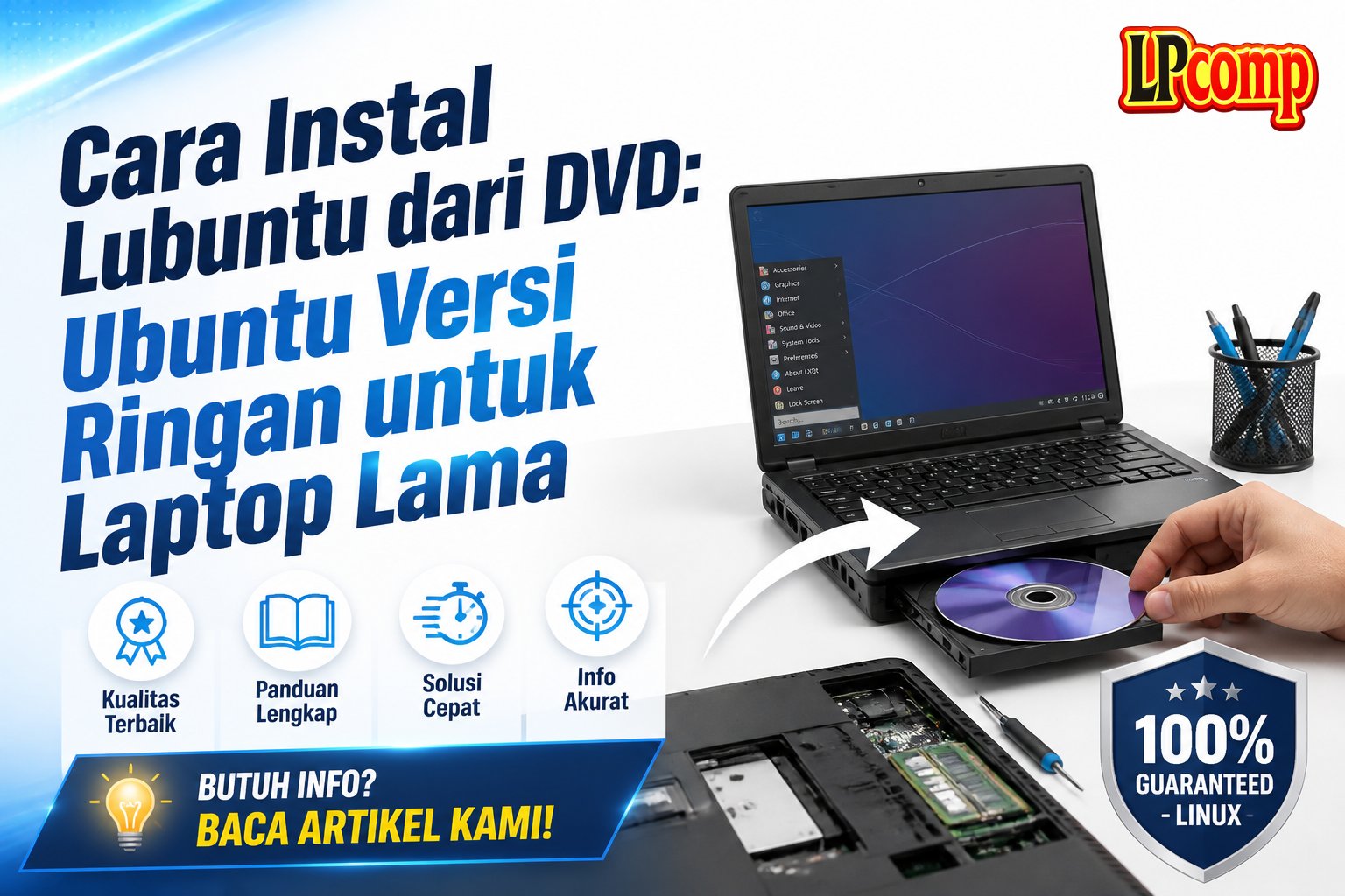 Cara Instal Lubuntu dari DVD: Ubuntu Versi Ringan untuk Laptop Lama