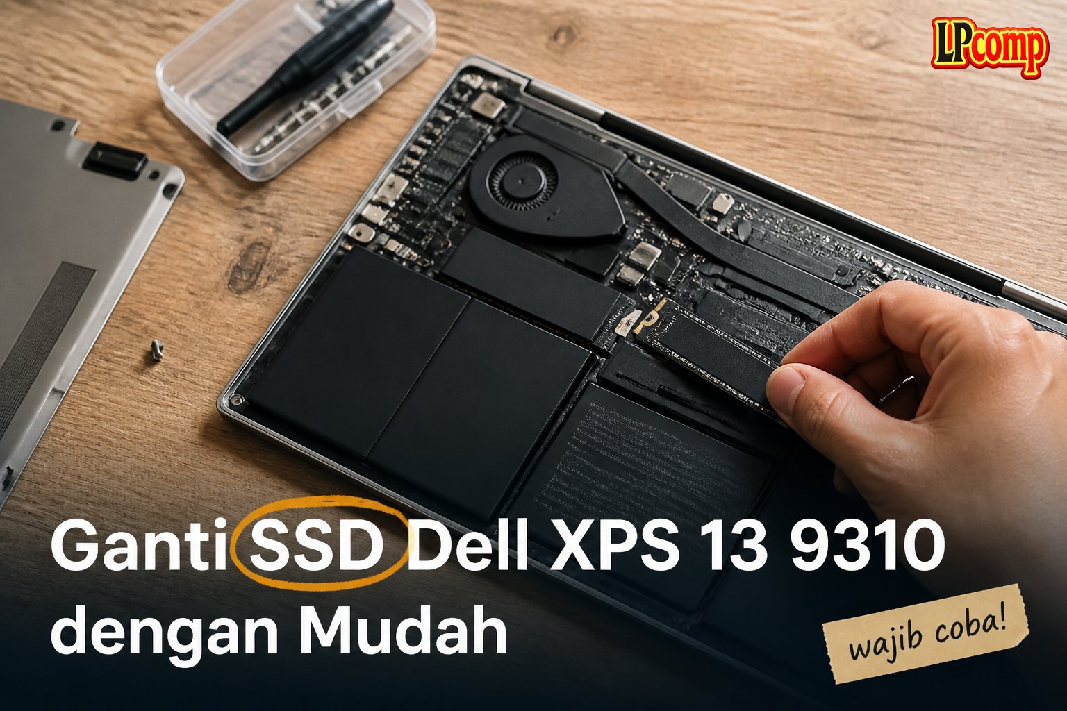 Ganti SSD Dell XPS 13 9310 dengan Mudah