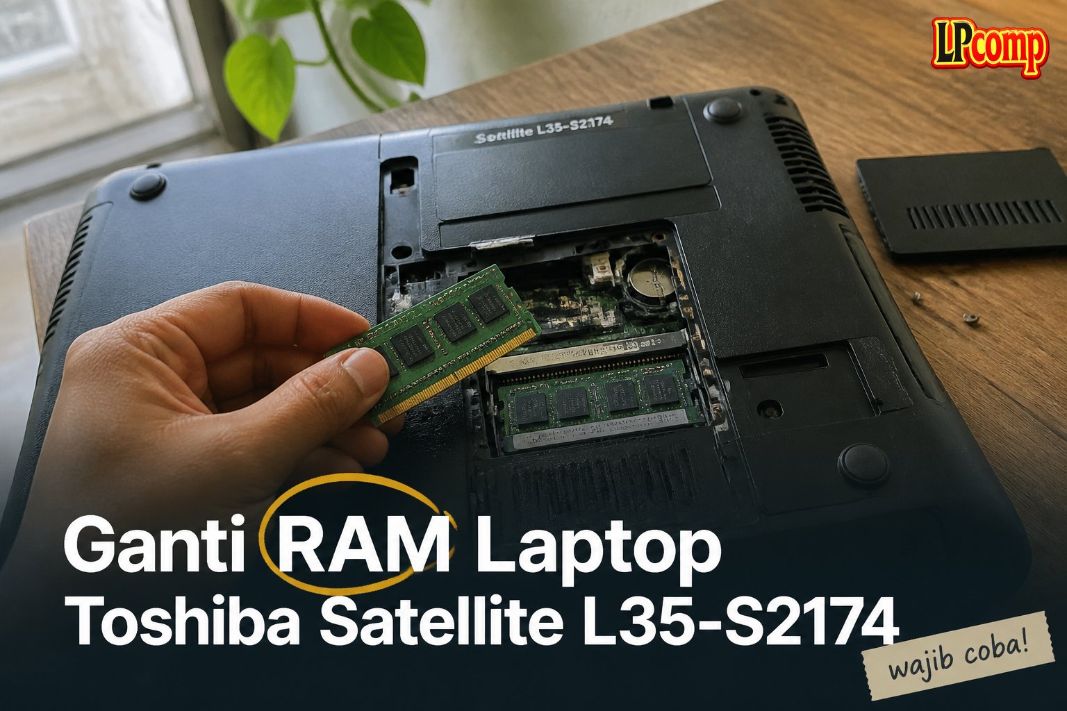 Ganti RAM Laptop Toshiba Satellite L35-S2174