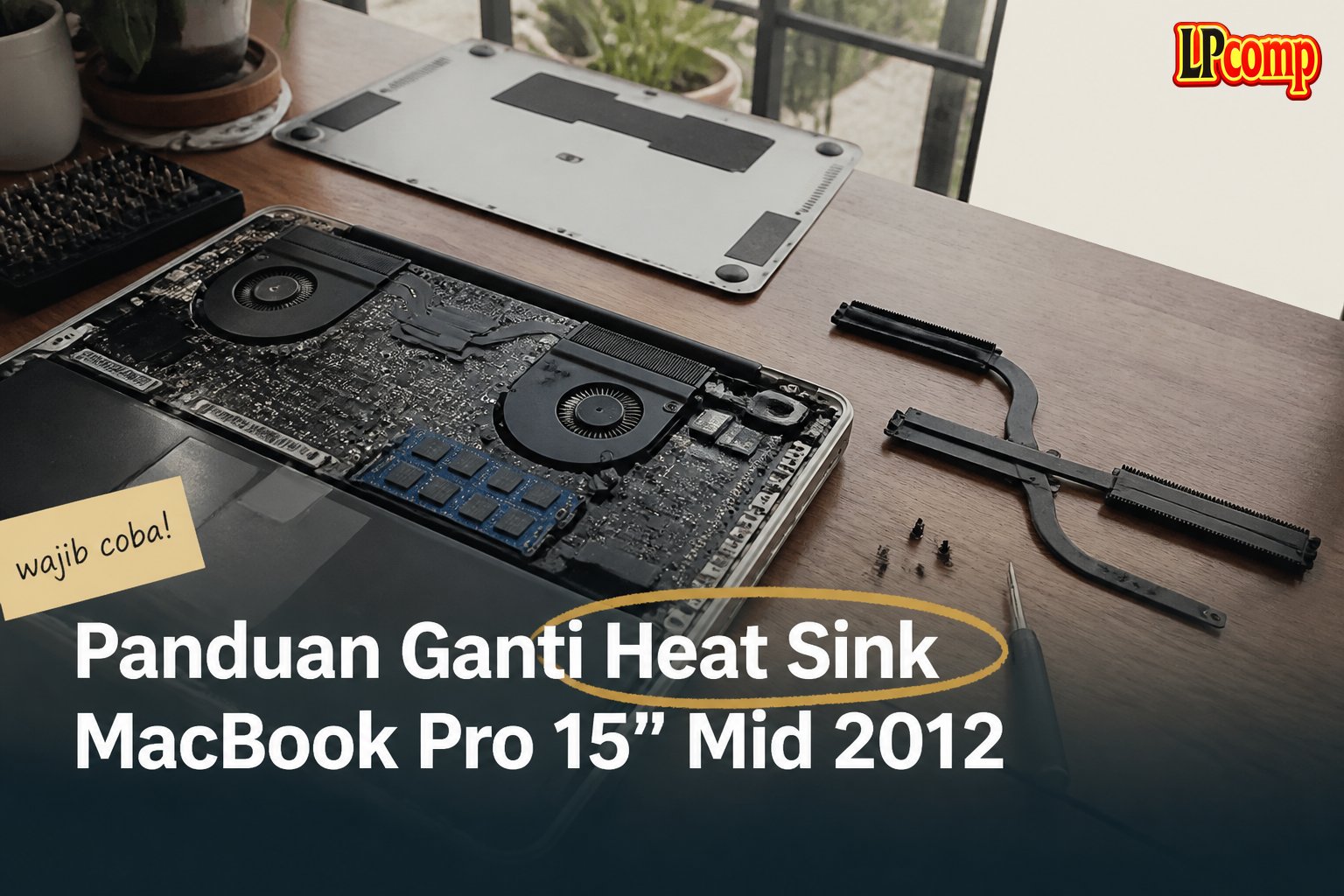Panduan Ganti Heat Sink MacBook Pro 15" Mid 2012